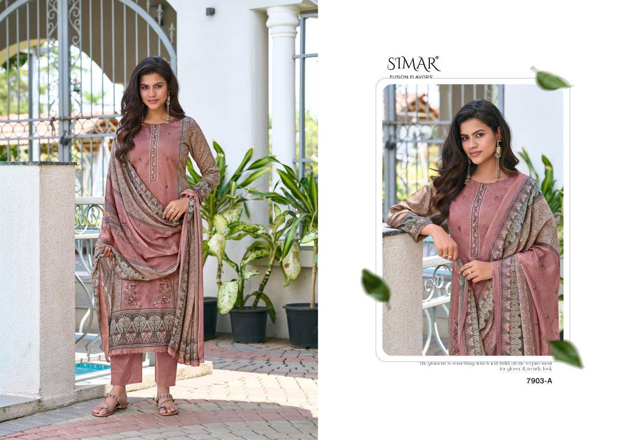 Arushi Prime Glossy 7903A To 7903D Series Beautiful Fancy Stylish Colourful casual wear COTTON Dresses At Wholesale Price
